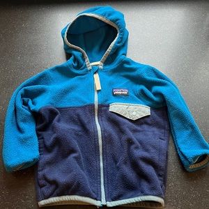 Patagonia 12-18 month fleece zip up with hood